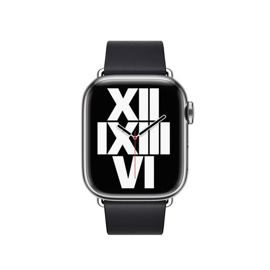 Modern Style Leather Watch Band For Apple Watch 49mm / 46mm / 45mm / 44mm / 42mm, For Apple Watch Ultra 49mm / Series 8&7 45mm / SE 2&6&SE&5&4 44mm / 3&2&1 42mm, For Apple Watch 49mm / 46mm / 45mm / 44mm / 42mm