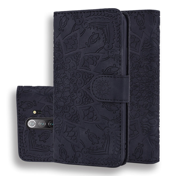 Calf Pattern Mandala Double Folding Design Embossed Leather Case with Wallet & Holder & Card Slots, For Xiaomi Redmi 7 / Redmi Y3, For Xiaomi Redmi Note 8, For Xiaomi Redmi Note 8 Pro, For Galaxy A10s, For Galaxy A20s, For Galaxy A30s / A50s