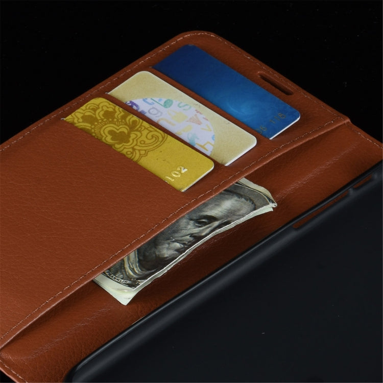 Litchi Texture Horizontal Flip Protective Case with Holder & Card Slots & Wallet, For Galaxy S21+ 5G