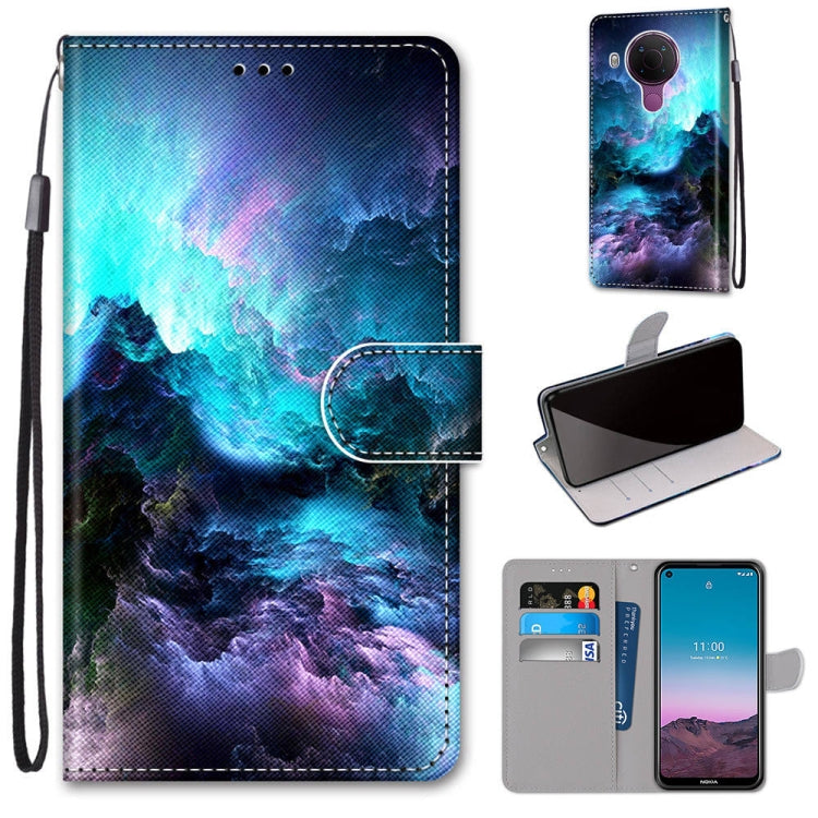 Coloured Drawing Cross Texture Horizontal Flip PU Leather Case with Holder & Card Slots & Wallet & Lanyard, For OPPO Realme C15 / C12 / C25 / 7i (Global) / Narzo 20 / 30A, For Nokia 5.4