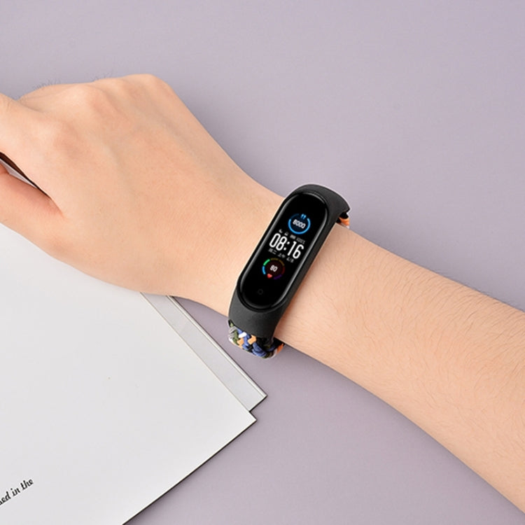 Adjustable Nylon Braided Elasticity Replacement Strap Watchband, For Xiaomi Mi Band 6 / 5 / 4