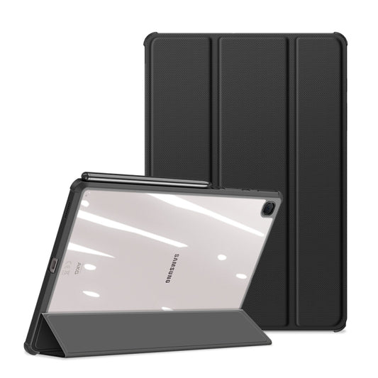 DUX DUCIS TOBY Series Antiskid PU Leather + PC + TPU Horizontal Flip Case with Holder & Pen Slot & Sleep / Wake-up Function, For Samsung Galaxy Tab S8+ / Tab S8 Plus / Tab S7 FE / Tab S7+, For Samsung Galaxy Tab S6 Lite