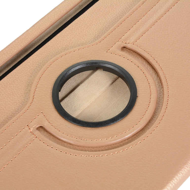 Litchi Texture Horizontal Flip 360 Degrees Rotation Leather Case with Holder, For Samsung Galaxy Tab S7 FE T730