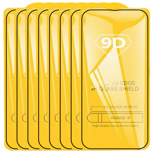 For iPhone 17e / 16e / 13 / 13 Pro 25pcs 9D Full Glue Full Screen Tempered Glass Film, For iPhone 13 mini (25pcs), For iPhone 13 / 13 Pro (25pcs), For iPhone 13 Pro Max (25pcs)