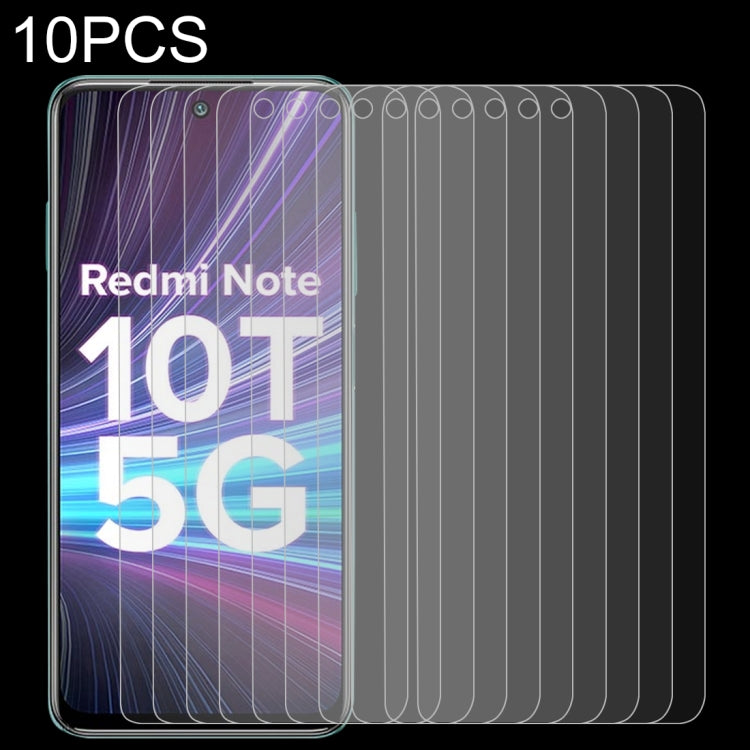 10 PCS 0.26mm 9H 2.5D Tempered Glass Film, For Samsung Galaxy M21 2021/M21s/M21 (10 PCS), For Xiaomi Poco X3 GT (10 PCS), For Xiaomi Poco F3 GT (10 PCS), For Xiaomi Redmi Note 10T 5G (10 PCS)