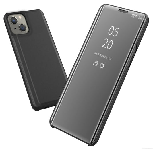 Plated Mirror Horizontal Flip Leather Case with Holder, For iPhone 13 mini, For iPhone 13, For iPhone 13 Pro, For iPhone 13 Pro Max, For OnePlus Nord 2 5G, For OnePlus N200 5G