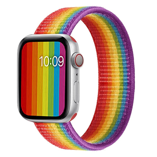 Single Lap Nylon Replacement Watchband, Size: L 165mm For Apple Watch Series 6 & SE & 5 & 4 44mm / 3 & 2 & 1 42mm, L 165mm 44mm / 42mm