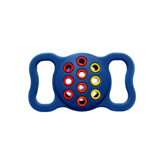Pet Dog Cat Collar Dual-color Shockproof Silicone Protective Cover Case, For AirTag