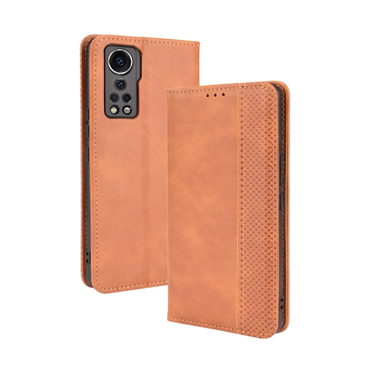 Magnetic Buckle Retro Pattern Horizontal Flip Leather Case with Holder & Card Slot & Wallet, For Samsung Galaxy Z Fold3 5G, For Sony Xperia 10 III, For Xiaomi Mi Mix 4, For Xiaomi Redmi 10, For UMIDIGI Bison Pro, For ZTE Axon 30 5G