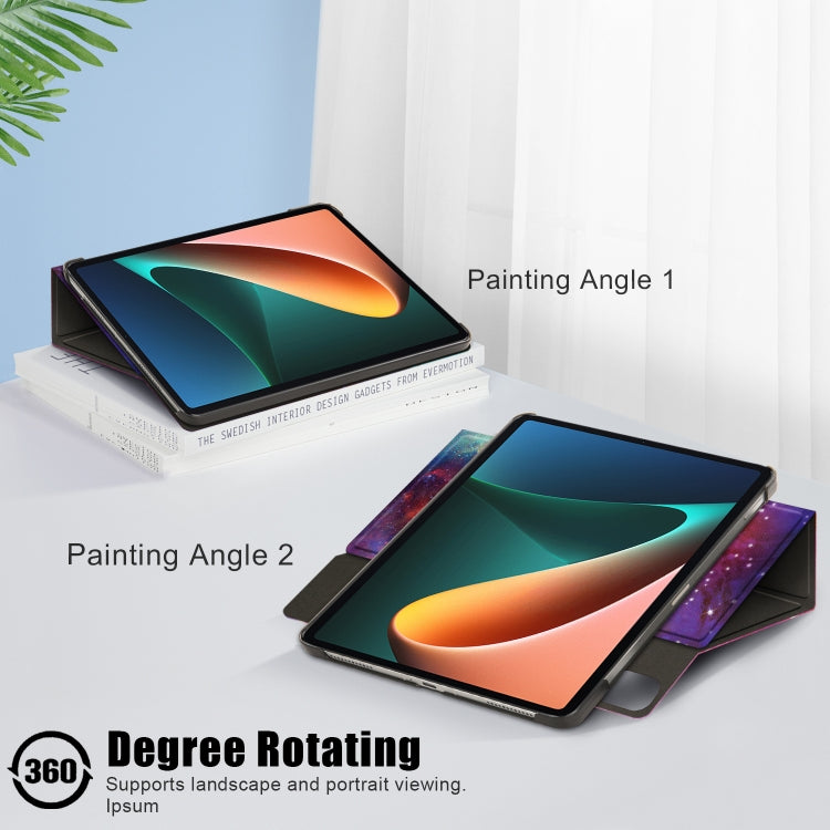 Painted 360 Degrees Rotation Tablet Leather Case with Holder, For Realme PocketBook InkPad Lite PB970 9.7 inch, For Samsung Galaxy Tab A7 10.4 2020, For Samsung Galaxy Tab A7 Lite 8.7 2021 T220 / T225, For Xiaomi Mi Pad 5 Pro 11 inch