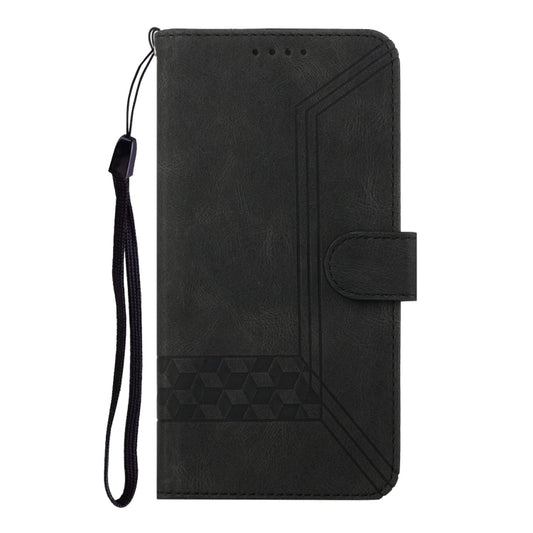 Cubic Skin Feel Flip Leather Phone Case, For iPhone 13 mini, For iPhone 13, For iPhone 13 Pro, For iPhone 13 Pro Max, For iPhone 12 mini, For iPhone 12 / 12 Pro, For iPhone 12 Pro Max, For iPhone 11, For iPhone 11 Pro