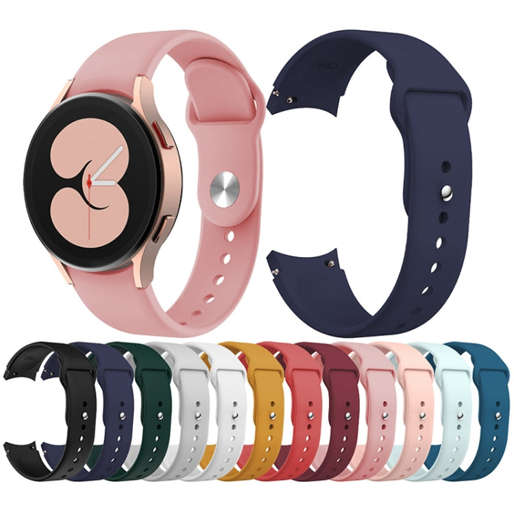 For Samsung Galaxy Watch4 40&44mm/Watch4 Classic 42&46mm Silicone Reverse Buckle Watchband