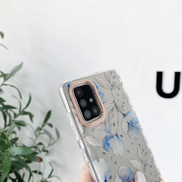 Translucent Plating Flower Phone Case, For Samsung Galaxy S22 5G, For Samsung Galaxy S22+ 5G, For Samsung Galaxy S21 5G, For Samsung Galaxy S21+ 5G, For Samsung Galaxy S21 Ultra 5G, For Samsung Galaxy Note20, For Samsung Galaxy S21 FE 5G