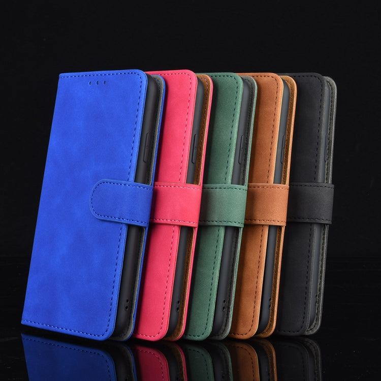 Skin Feel Magnetic Calf Leather Case, For iPhone SE 2022 / SE 2020 / 8 / 7