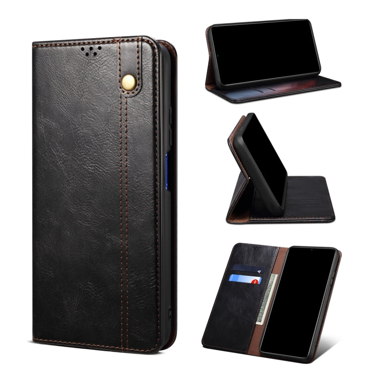 Oil Wax Crazy Horse Texture Leather Phone Case, For iPhone SE 2022 / SE 2020 / 8 / 7 / 6, For Samsung Galaxy A33 5G, For Samsung Galaxy A53 5G