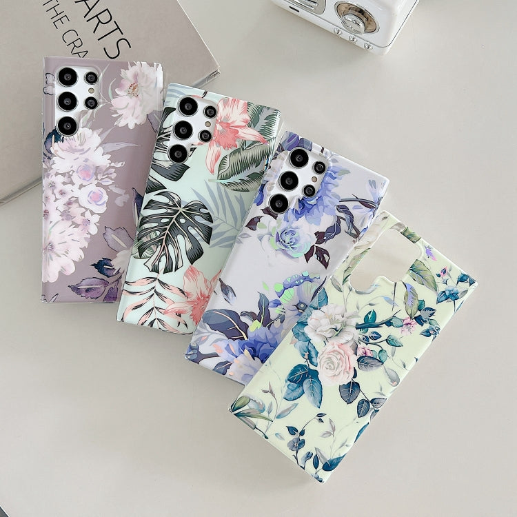 Laser Flower TPU Phone Case, For Samsung Galaxy S22 5G, For Samsung Galaxy S22+ 5G, For Samsung Galaxy S22 Ultra 5G