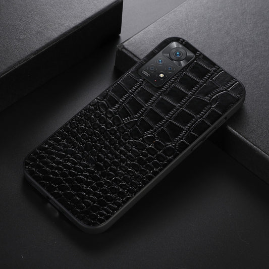 Crocodile Top Layer Cowhide Leather Case, For Xiaomi Redmi Note 11 Pro Global, For Samsung Galaxy A23 4G, For Samsung Galaxy A33 5G, For Samsung Galaxy A53 5G, For Samsung Galaxy A73 5G