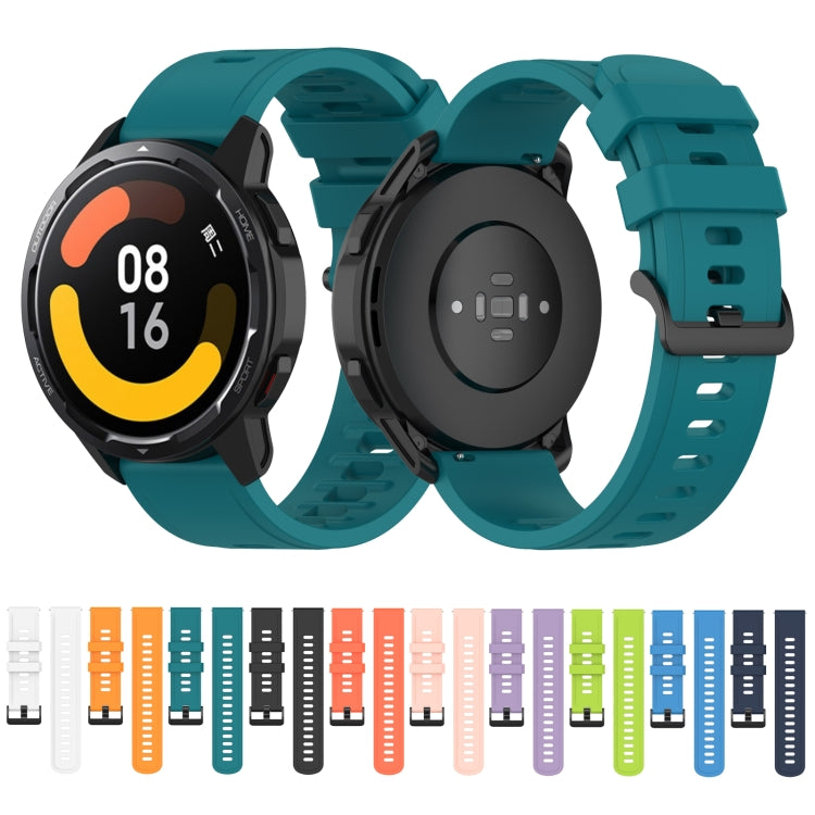 Solid Color Silicone Watchband, For Xiaomi Watch S1 Active / Watch Color 2