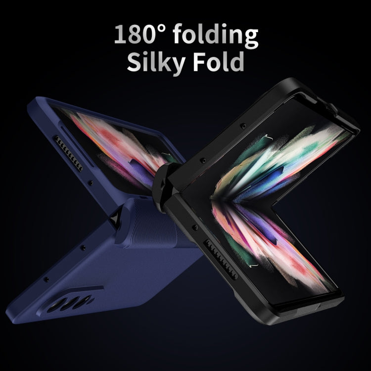 360 Full Body Armor Hinge Flip Phone Case, For Samsung Galaxy Z Fold3 5G