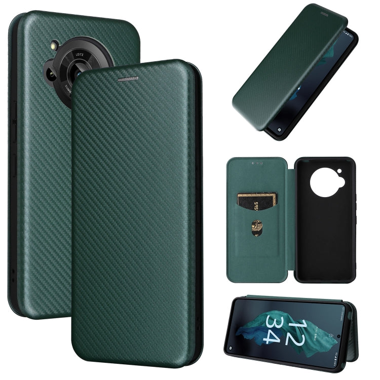 Carbon Fiber Texture Magnetic Leather Phone Case, For OPPO A57 5G, For OPPO Reno7 4G / F21 Pro 4G, For Samsung Galaxy M33 5G, For Sharp Simple Sumaho 6, For Sharp Aquos R7