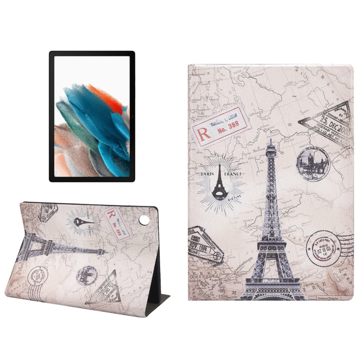 Painted Voltage Pen Slot Tablet Smart Case, For Samsung Galaxy Tab A8 X200