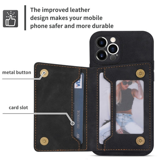 Zipper Card Holder Phone Case, For iPhone 11 Pro Max, For iPhone X / XS, For iPhone XR, For iPhone XS Max, For iPhone SE 2022 / 2020 / 8 / 7, For iPhone 8 Plus / 7 Plus, For iPhone 12 Pro, For iPhone 12 mini