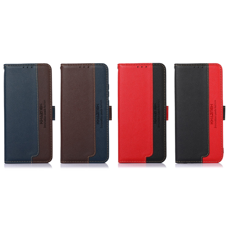 KHAZNEH Litchi Texture Leather RFID Phone Case, For Motorola Moto G 2022, For Motorola Moto G52 4G, For OPPO Realme GT2 Pro, For Samsung Galaxy Xcover6 Pro, For OnePlus Ace / 10R