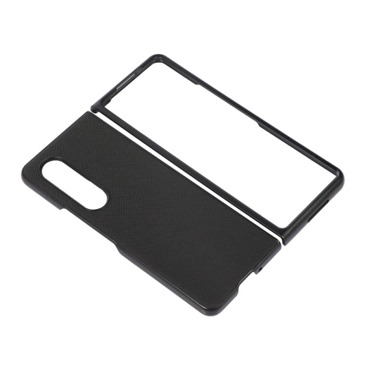 Cross Texture PU Leather Phone Case, For Samsung Galaxy Z Fold4