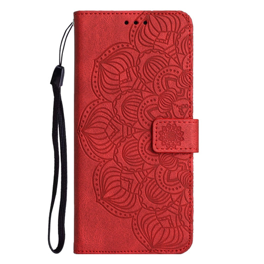 Mandala Embossed Flip Leather Phone Case, For iPhone 11 Pro Max, For iPhone X / XS, For iPhone XR, For iPhone XS Max, For iPhone SE 2022 / 2020 / 8 / 7, For iPhone 7 Plus / 8 Plus
