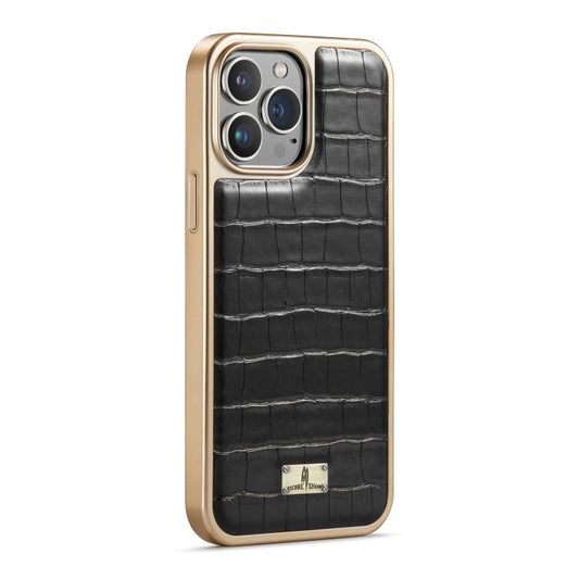 Crocodile Texture Electroplating PU Phone Case, For iPhone 13, For iPhone 13 Pro, For iPhone 13 Pro Max, For iPhone 12 / 12 Pro, For iPhone 12 Pro Max, For iPhone 11, For iPhone 11 Pro, For iPhone 11 Pro Max