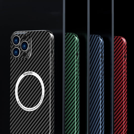 Carbon Fiber Texture MagSafe Magnetic Phone Case, For iPhone 11, For iPhone 11 Pro, For iPhone 11 Pro Max, For iPhone 12, For iPhone 12 Pro, For iPhone 12 Pro Max, For iPhone 13, For iPhone 13 Pro, For iPhone 13 Pro Max