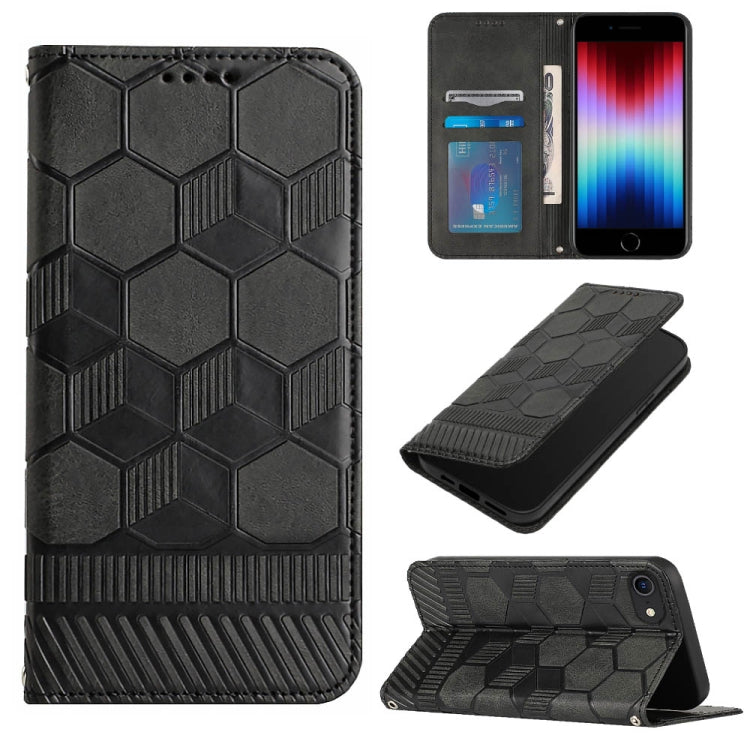 Football Texture Magnetic Leather Flip Phone Case, For iPhone 12 mini, For iPhone 12 / 12 Pro, For iPhone 12 Pro Max, For iPhone 11, For iPhone 11 Pro, For iPhone 11 Pro Max, For iPhone SE 2022 / SE 2020 / 8 / 7