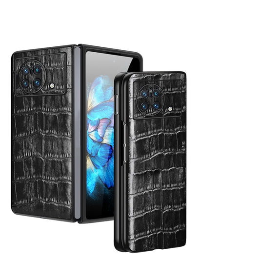 Crocodile Texture Genuine Leather Phone Case, For OPPO Find N, For Huawei P50 Pocket, For Samsung Galaxy Z Flip3 5G, For Samsung Galaxy Z Fold3 5G, For vivo X Fold, For Huawei Mate Xs 2, For Samsung Galaxy Z Flip4, For Samsung Galaxy Z Fold4