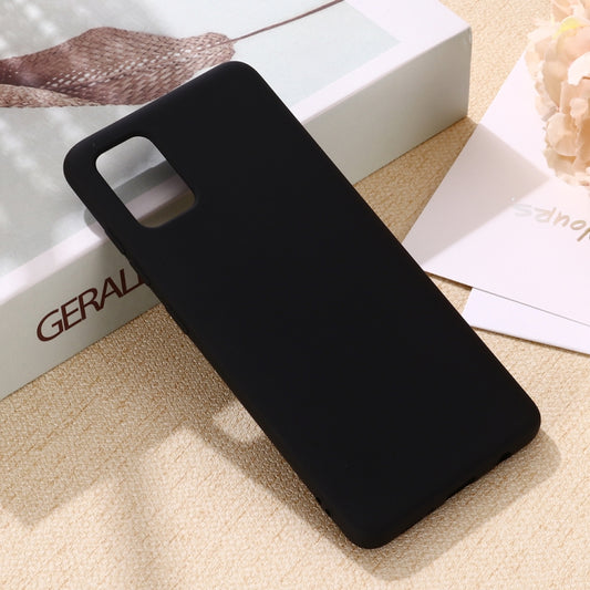 Solid Color Liquid Silicone Dropproof Full Coverage Protective Case, For Samsung Galaxy A41