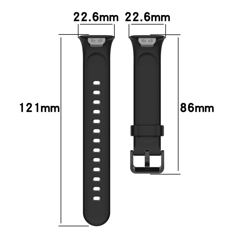 For Xiaomi Mi Band 7 Pro Solid Color Silicone Watch Band