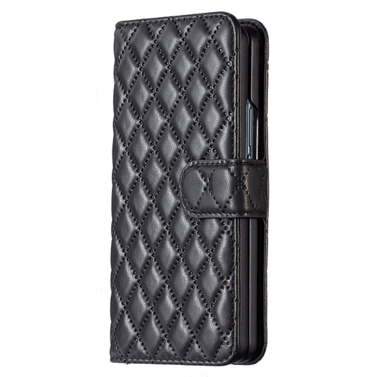 Diamond Lattice Wallet Leather Flip Phone Case, For Samsung Galaxy Z Fold4