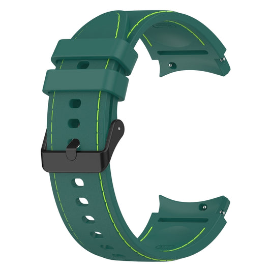 Leather Texture Silicone Watch Band, For Samsung Galaxy Watch5 / Watch5 Pro / Watch4