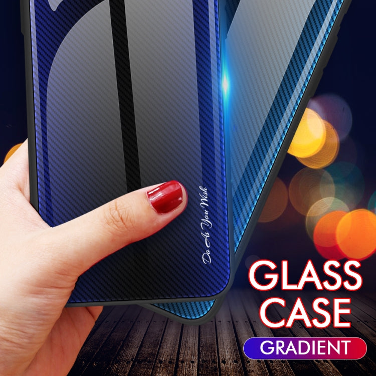 Texture Gradient Glass TPU Phone Case, For iPhone 13, For iPhone 13 Pro, For iPhone 13 Pro Max, For iPhone 12 / 12 Pro, For iPhone 12 Pro Max, For iPhone 11, For iPhone 11 Pro Max, For iPhone XR