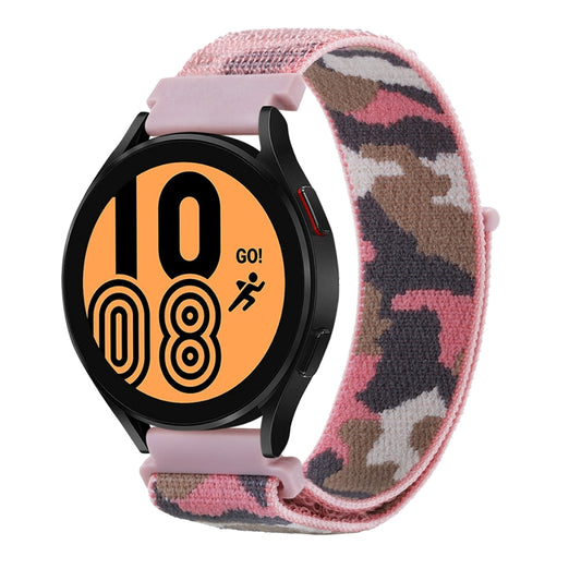 Camo Nylon Loop Watch Band, For Samsung Galaxy Watch5 40mm/44mm / Watch5 Pro