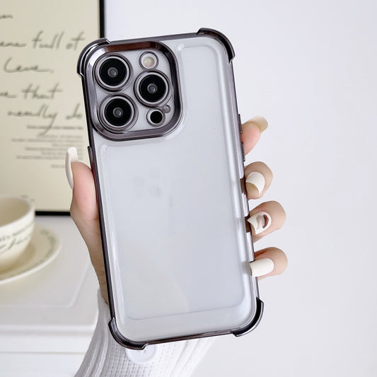 Electroplating Four-corner Shockproof Space Phone Case, For iPhone 15 Pro Max, For iPhone 15 Pro, For iPhone 15 Plus, For iPhone 15, For iPhone 14 Plus, For iPhone 14, For iPhone 14 Pro, For iPhone 14 Pro Max