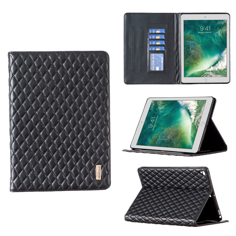 Elegant Rhombic Texture Horizontal Flip Leather Tablet Case, For iPad Pro 11 2022 / 2021 / 2020, For iPad mini 6 / mini 2024, For iPad mini 5 / 4 / 3 / 2 / 1, For iPad Pro 10.5 2019 / 10.2, For iPad 8 / 7 / 6 / 5 9.7 inch
