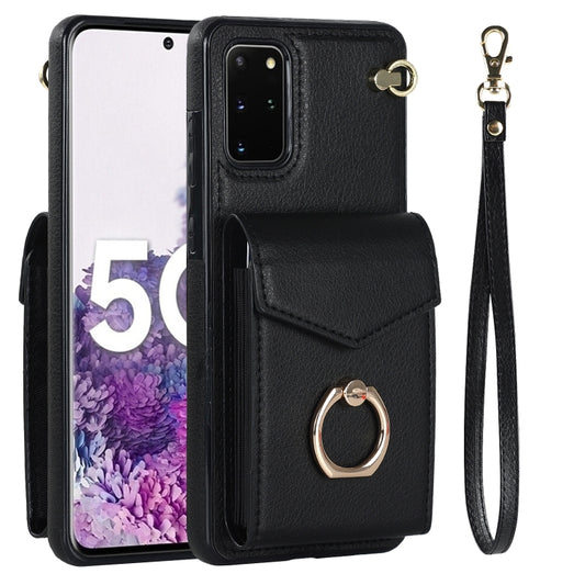 Ring Holder RFID Card Slot Phone Case, For Samsung Galaxy S20+