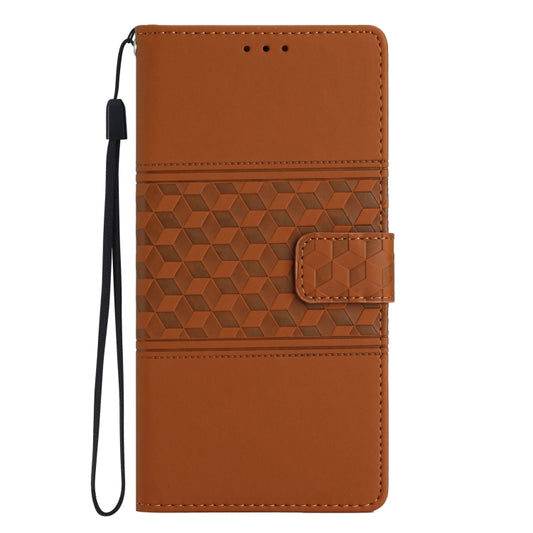 Diamond Embossed Skin Feel Leather Phone Case with Lanyard, For iPhone 11, For iPhone 11 Pro, For iPhone 11 Pro Max, For iPhone 12 mini, For iPhone 12 Pro, For iPhone 12 Pro Max, For iPhone 13, For iPhone 13 mini