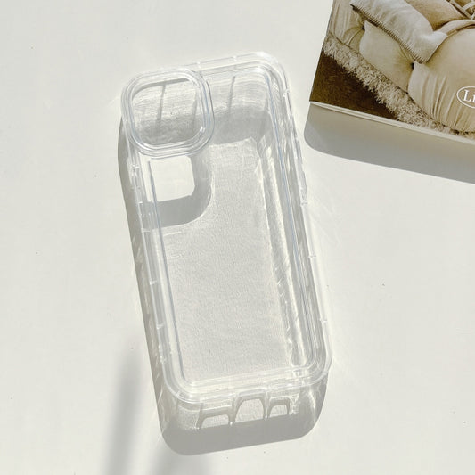 Airbag Transparent TPU Phone Case, For iPhone 14 Pro Max, For iPhone 14 Pro, For iPhone 14 Plus, For iPhone 13 Pro Max, For iPhone 13 Pro, For iPhone 13, For iPhone 12 Pro Max, For iPhone 12 / 12 Pro, For iPhone 11 Pro Max, For iPhone 11