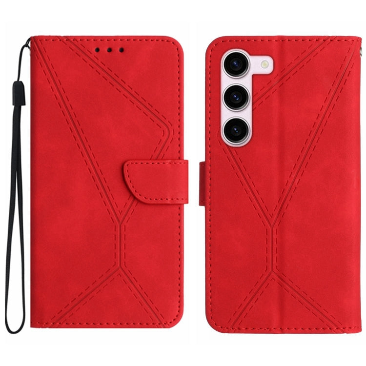 Stitching Embossed Leather Phone Case, For Samsung Galaxy S23 5G, For Samsung Galaxy S23 Ultra 5G, For Samsung Galaxy S22 5G, For Samsung Galaxy S22+ 5G, For Samsung Galaxy S22 Ultra 5G, For Samsung Galaxy S21 5G, For Samsung Galaxy S21 FE 5G
