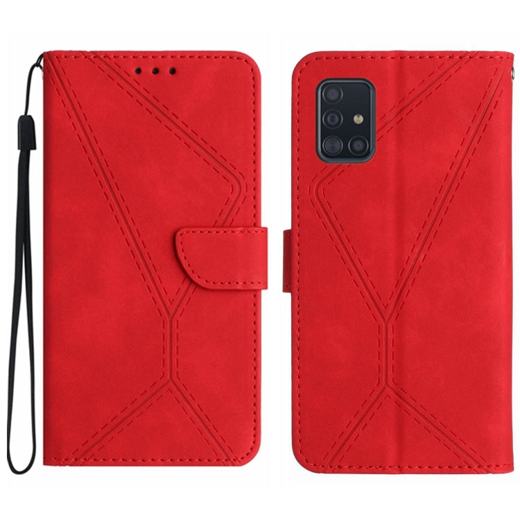 Stitching Embossed Leather Phone Case, For Samsung Galaxy A51 4G, For Samsung Galaxy A51 5G, For Samsung Galaxy A52 / A52s, For Samsung Galaxy A53 5G, For Samsung Galaxy A54 5G, For Samsung Galaxy A70 / A70s, For Samsung Galaxy A71 4G