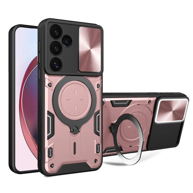 CD Texture Sliding Camshield Magnetic Holder Phone Case, For Samsung Galaxy S24 FE 5G, For Samsung Galaxy S24+ 5G, For Samsung Galaxy S24 5G, For Samsung Galaxy A24 4G, For Samsung Galaxy A23 5G, For Samsung Galaxy A34 5G, For Samsung Galaxy A54 5G