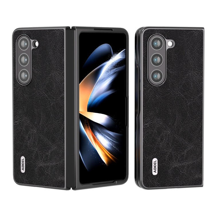 ABEEL Dream Litchi Texture PU Phone Case, For Samsung Galaxy Z Flip5, For Samsung Galaxy Z Fold5