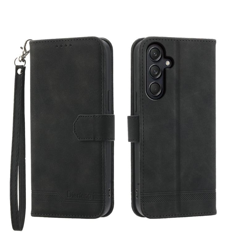 Dierfeng Dream Line TPU + PU Leather Phone Case, For Samsung Galaxy M55, For Samsung Galaxy M15 5G / F15 5G, For Samsung Galaxy Xcover 7, For Samsung Galaxy A55, For Samsung Galaxy A35, For Samsung Galaxy S24 Ultra 5G, For Samsung Galaxy S24+ 5G