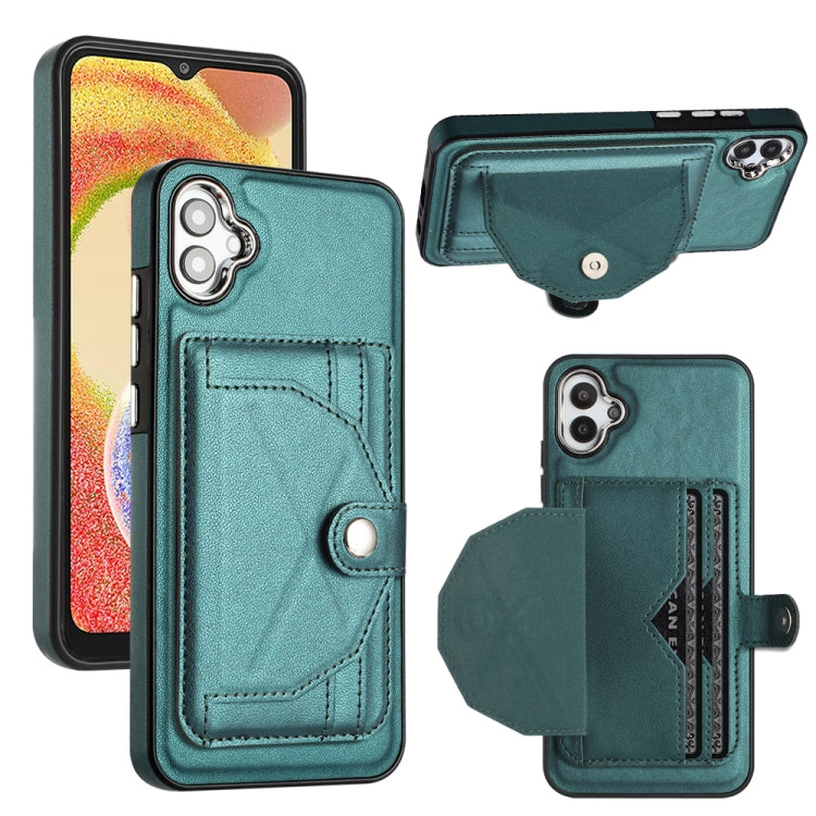 Shockproof Leather Phone Case with Card Holder, For Samsung Galaxy A04E / F04 / M04, For Samsung Galaxy A34 5G, For Samsung Galaxy A54 5G, For Samsung Galaxy S23 Ultra, For Samsung Galaxy S23, For Samsung Galaxy A04 4G